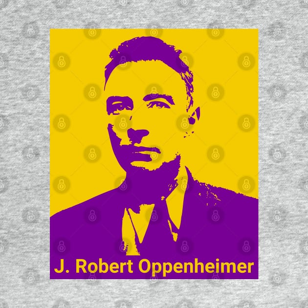 Oppenheimer - Purple on Yellow by Distinct Designs NZ